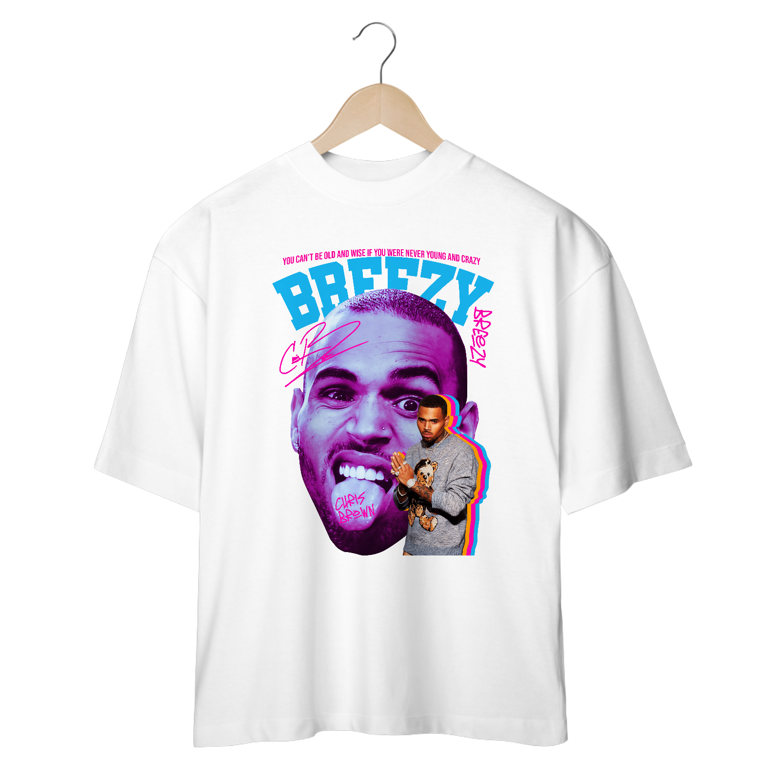 CAMISETA OVERSIZED CHRIS BROWN