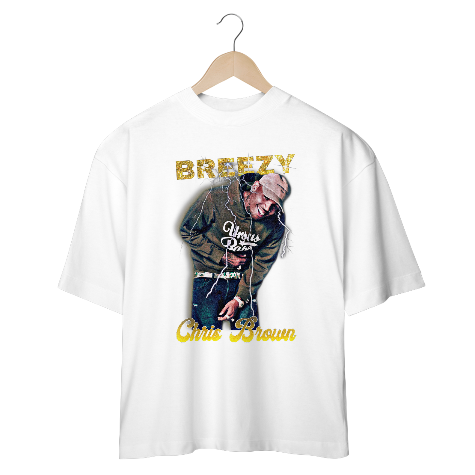 CAMISETA OVERSIZED CHRIS BROWN