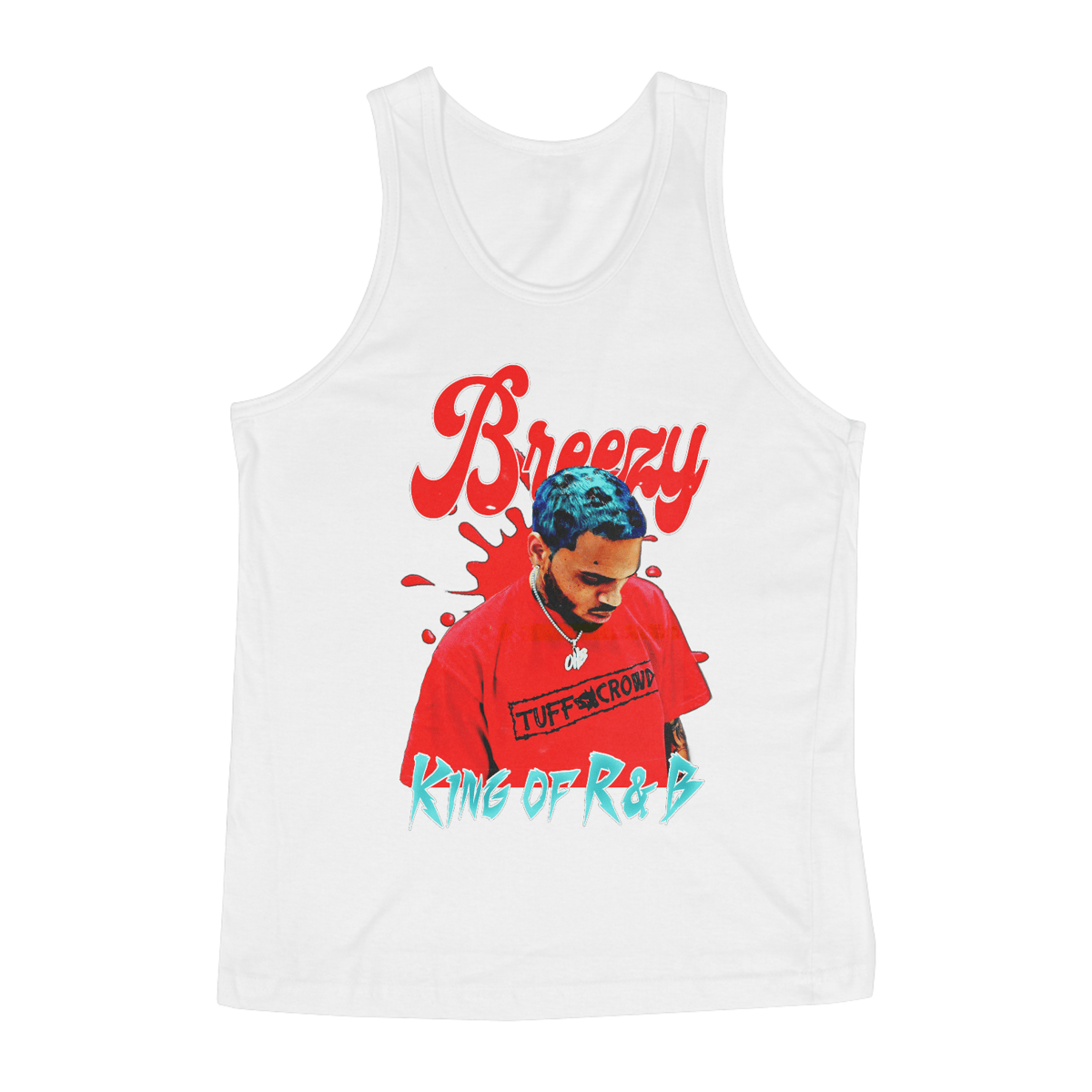 Nome do produto: REGATA CHRIS BROWN (MASCULINA) 