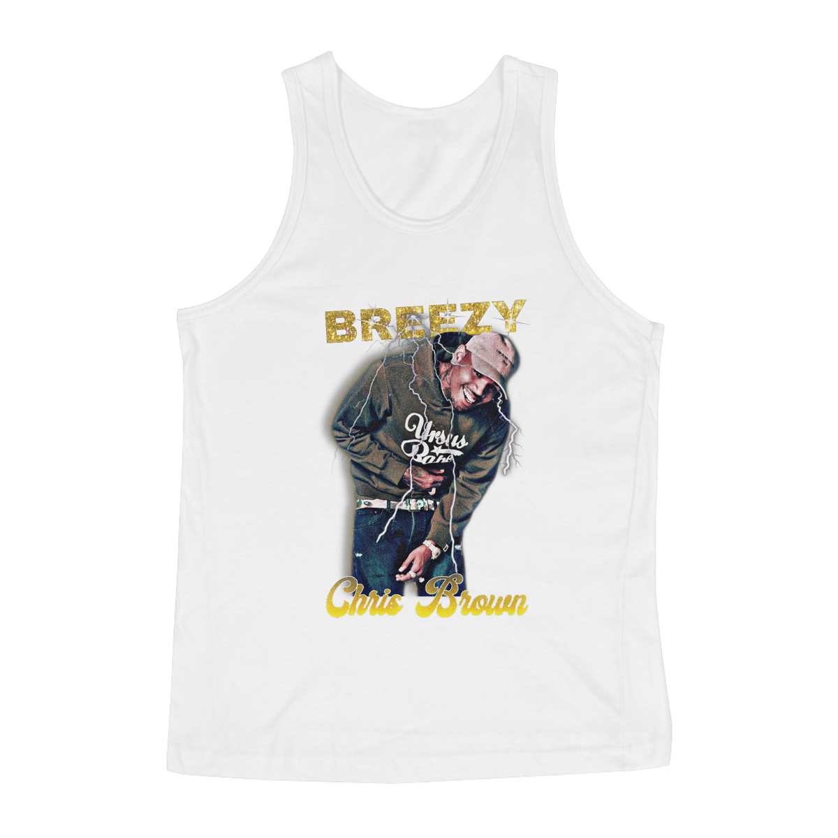 Nome do produto: REGATA CHRIS BROWN (MASCULINA) 