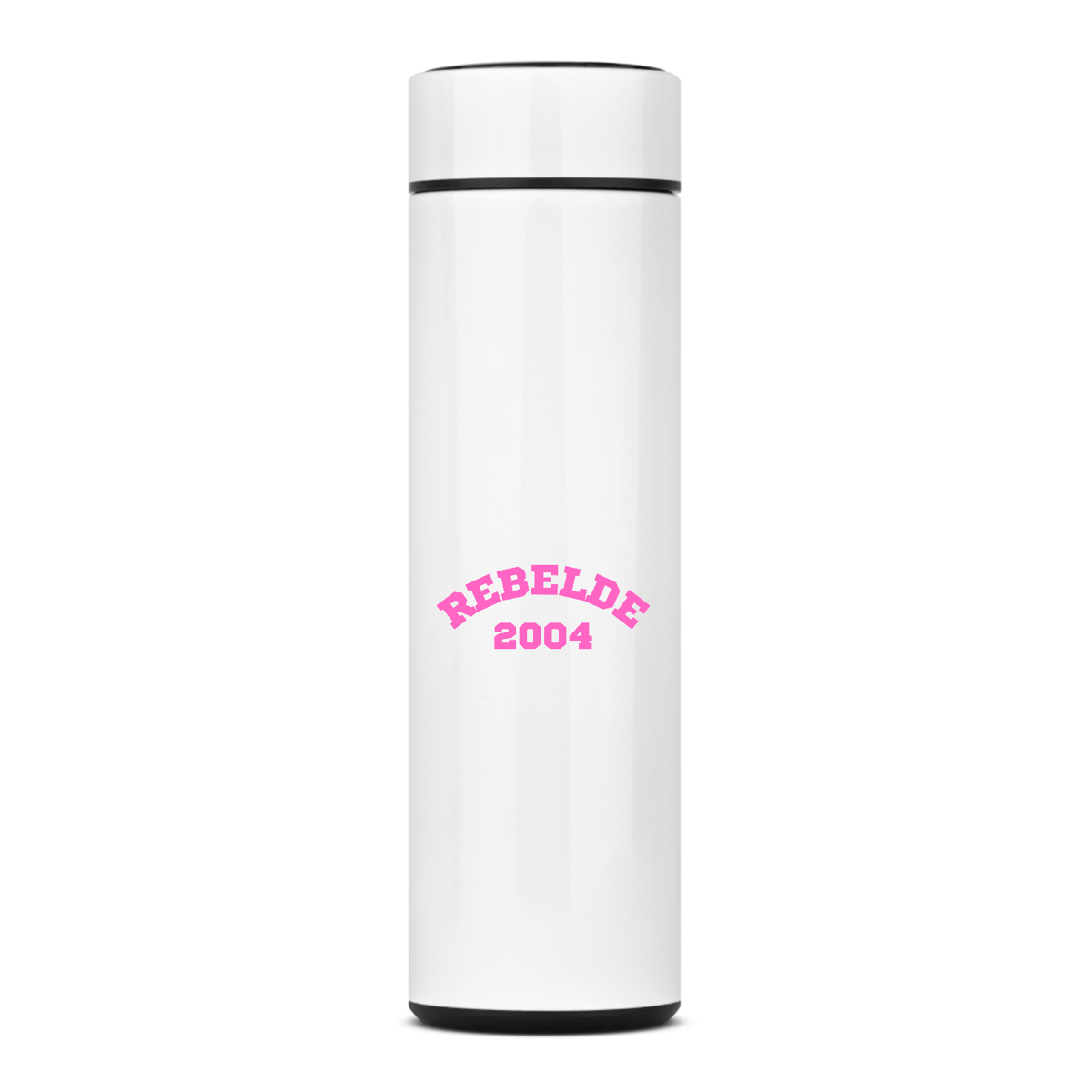 Nome do produto: GARRAFA TERMICA RBD REBELDE 2004