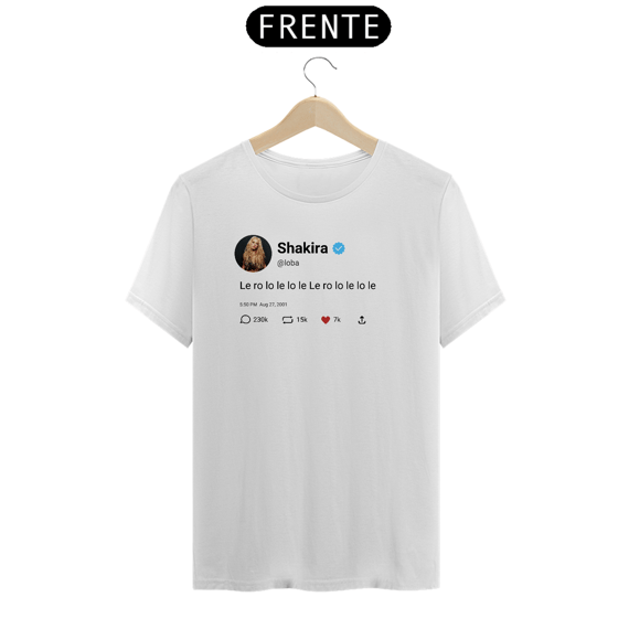 CAMISETA SHAKIRA  TWITTER