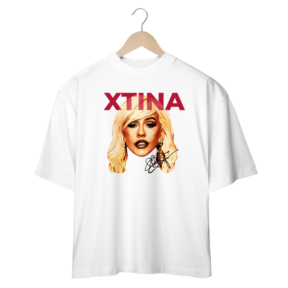 CAMISETA OVERSIZED CHRISTINA AGUILERA FACE