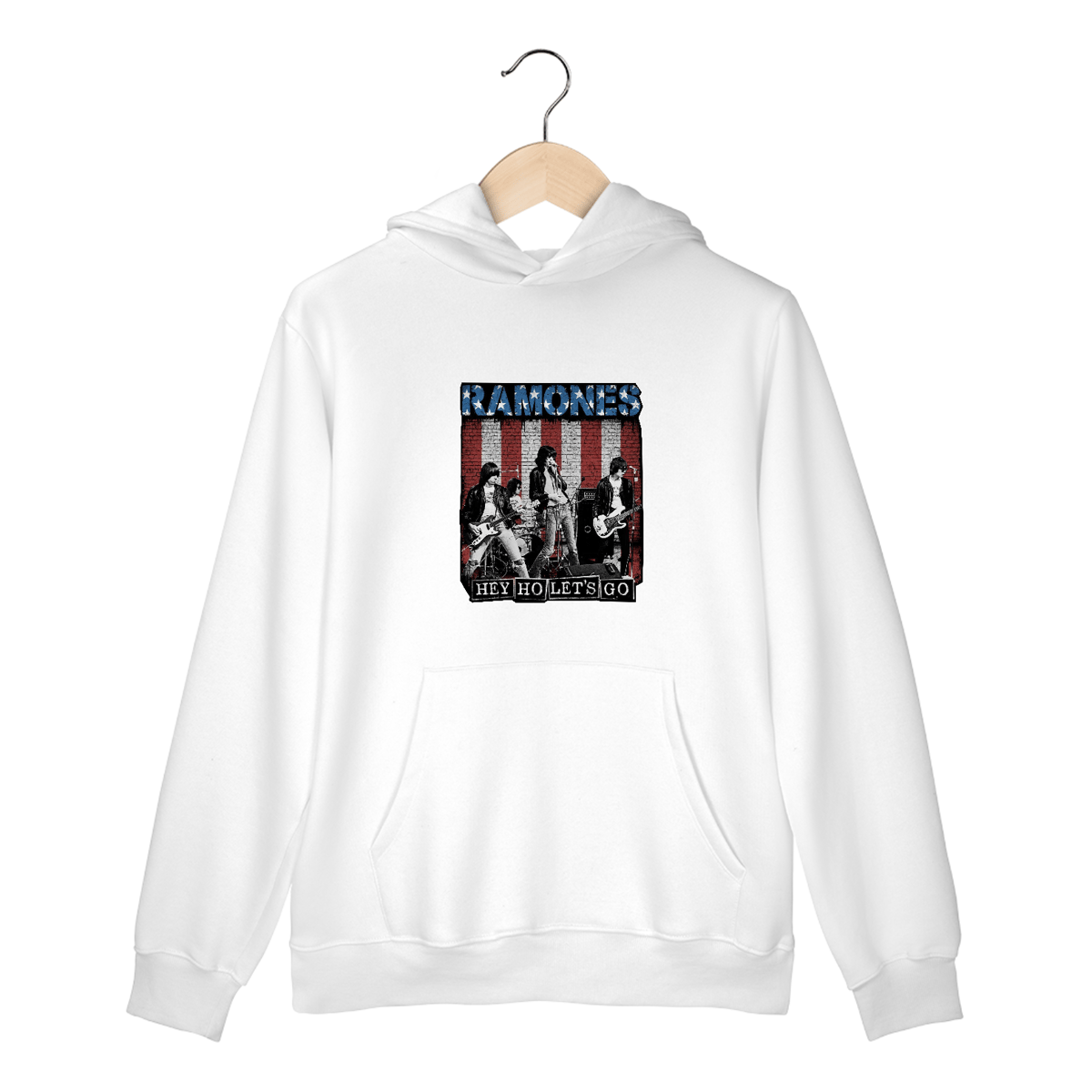 Nome do produto: MOLETOM CANGURU RAMONES