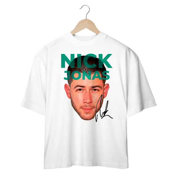 CAMISETA OVERSIZED NICK JONAS FACE