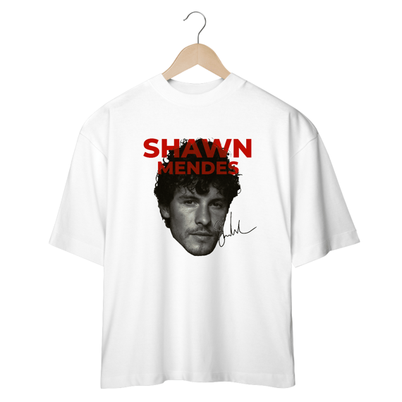 CAMISETA OVERSIZED SHAWN MENDES FACE
