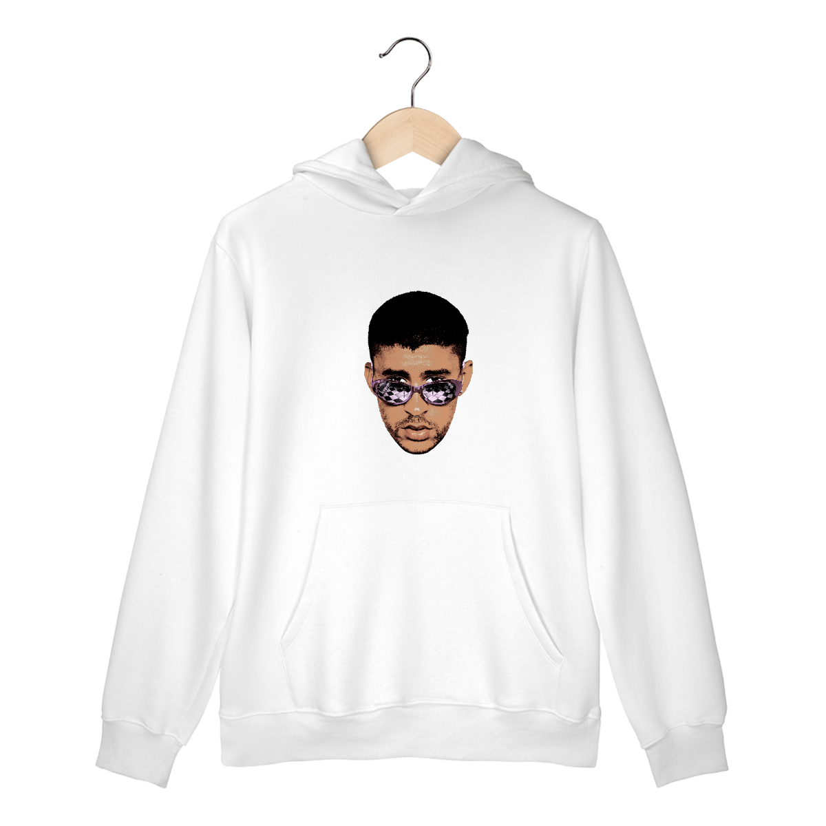 Nome do produto: MOLETOM CANGURU BAD BUNNY