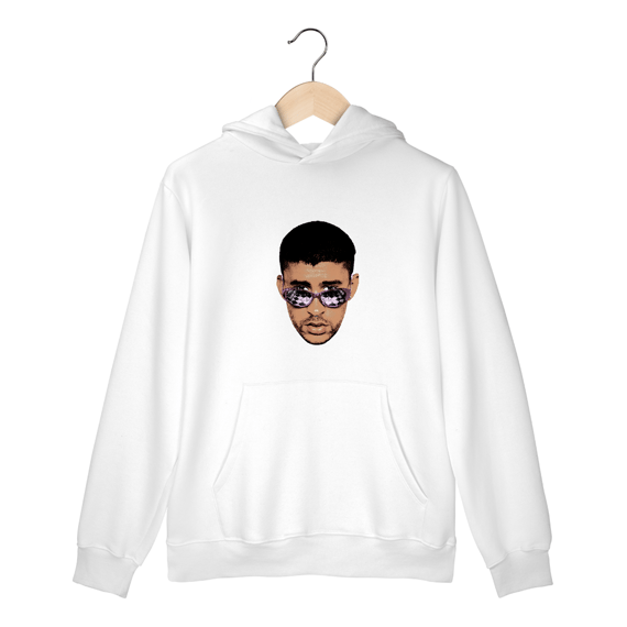 MOLETOM CANGURU BAD BUNNY