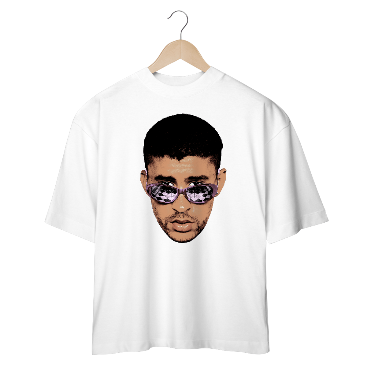 Nome do produto: CAMISETA OVERSIZED BAD BUNNY