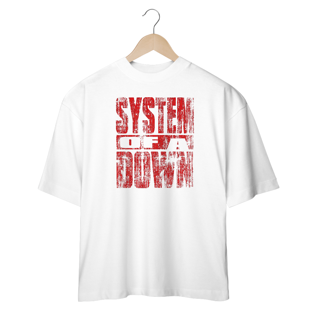 Nome do produto: CAMISETA OVERSIZED SYSTEM OF A DOWN