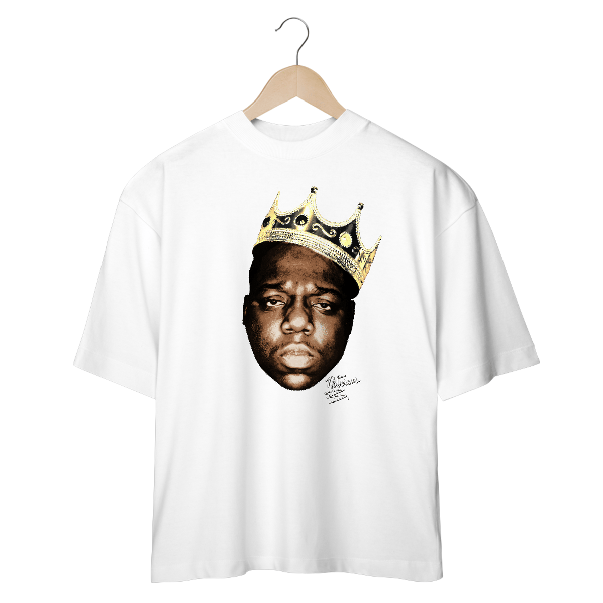 Nome do produto: CAMISETA OVERSIZED NOTORIOUS B.I.G