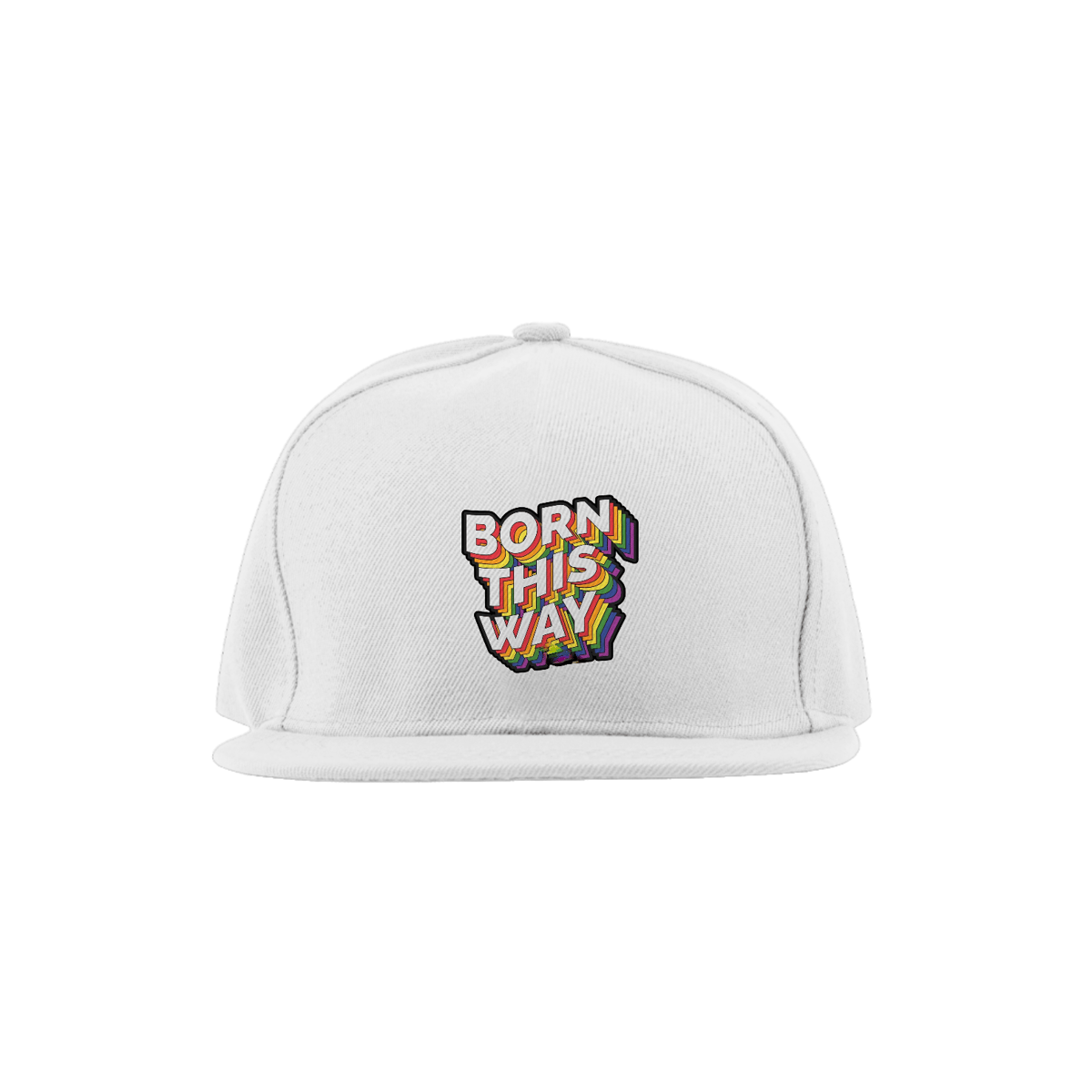 Nome do produto: BONÉ ABA RETA LADY GAGA