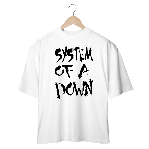 CAMISETA OVERSIZED SYSTEM OF A DOWN