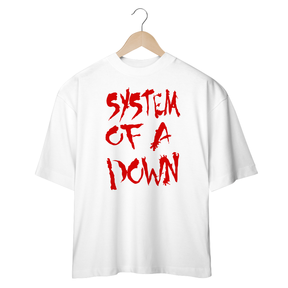 Nome do produto: CAMISETA OVERSIZED SYSTEM OF A DOWN