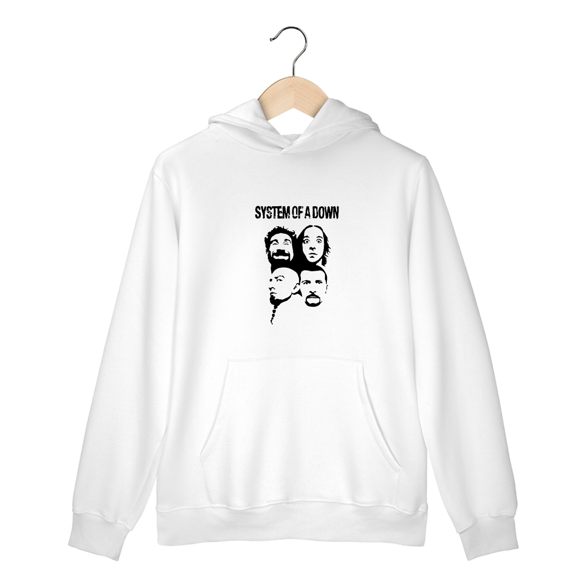 Nome do produto: MOLETOM CANGURU SYSTEM OF A DOWN
