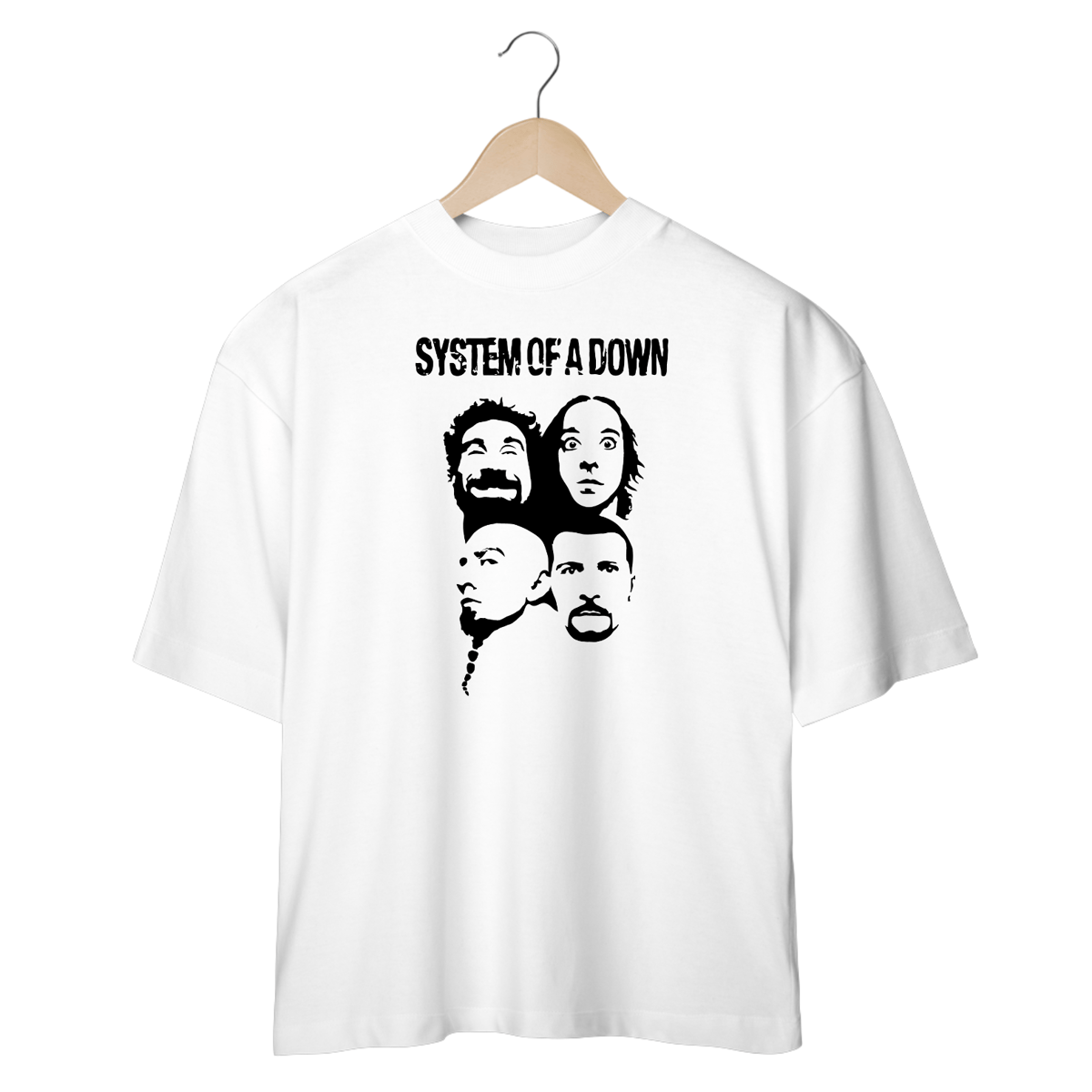 Nome do produto: CAMISETA OVERSIZED SYSTEM OF A DOWN