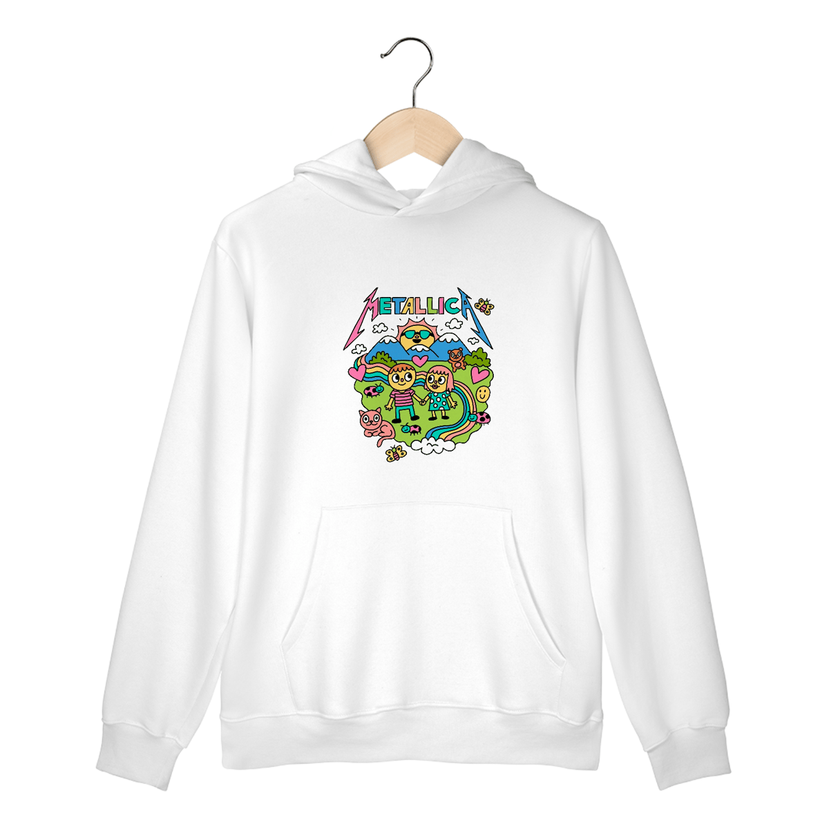 Nome do produto: MOLETOM CANGURU METALLICA