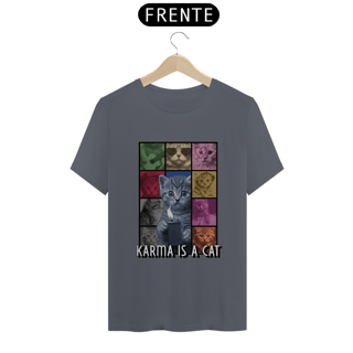Nome do produto Camiseta Unissex - Karma Is A Cat 