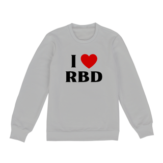 Nome do produto Moletom Unissex - I <3 RBD