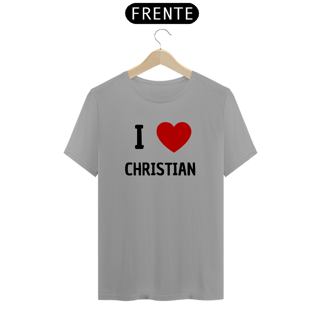Nome do produto Camiseta Unissex - RBD I <3 Christian 