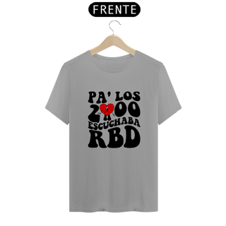 Nome do produtoCamiseta Unissex - RBD Pa'los 2000 Escuchaba RBD