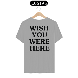 Nome do produto Camiseta Unissex - Travis Scott Wish You Were Here (estampa apenas nas costas)