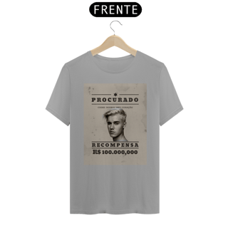 Nome do produto Camiseta Unissex - Justin Bieber Procurado 