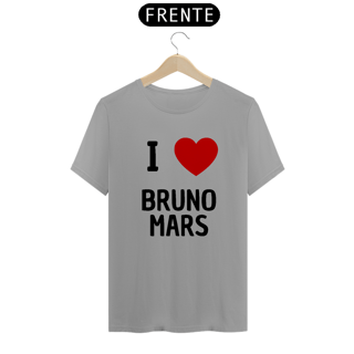 Nome do produto Camiseta Unissex - Bruno Mars I Love Bruno Mars