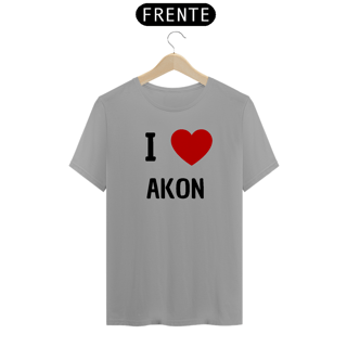 Camiseta Unissex - Akon I Love Akon