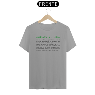 Nome do produto CAMISETA JUNIOR ABSTINÊNCIA INTRO