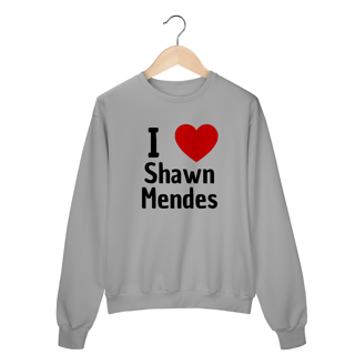 Nome do produto MOLETOM I LOVE SHAWN MENDES