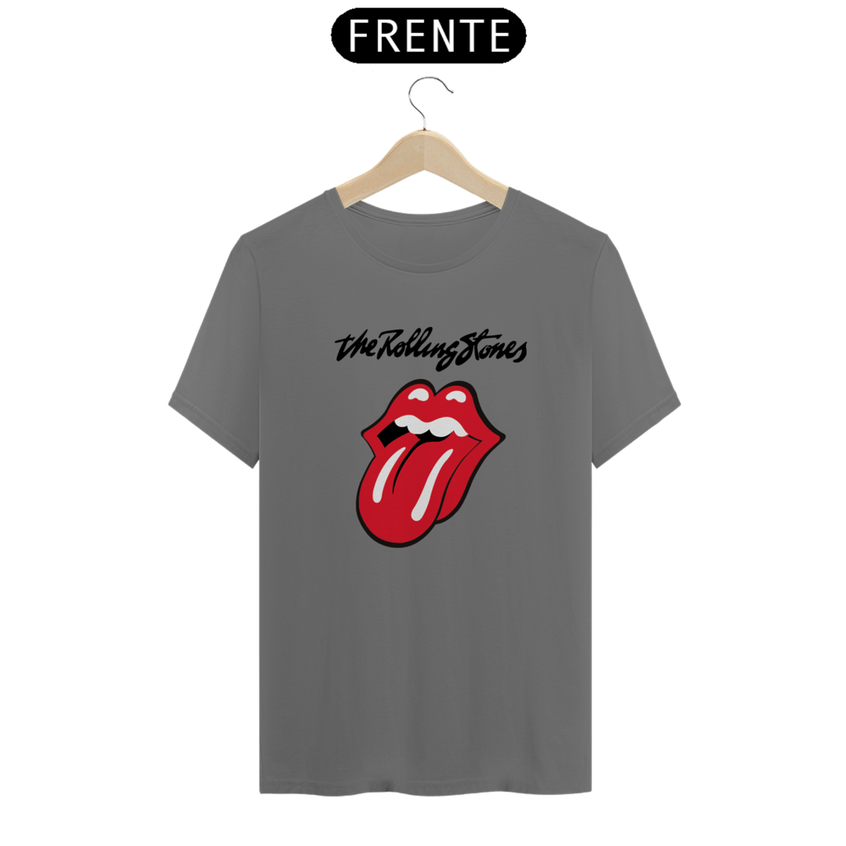 Nome do produto: Camiseta Unissex Estonada - The Rolling Stones 