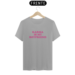 Nome do produto Camiseta Unissex - Taylor Swift Karma Is My Boyfriend