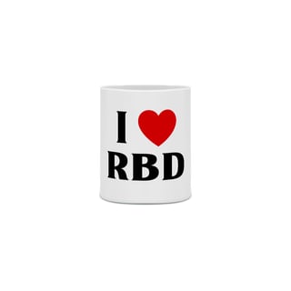 Nome do produto Caneca - I<3 RBD