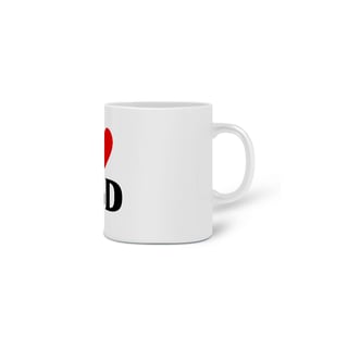 Nome do produto Caneca - I<3 RBD