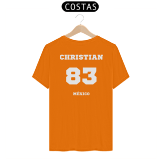 Nome do produtoCamiseta Unissex - RBD Chiristian Chavez 83 México ( Impressão apenas nas costas )