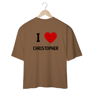 Nome do produto Camiseta Oversized - RBD I Love Christopher