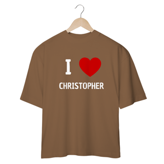 Nome do produto Camiseta Oversized - RBD I Love Christopher