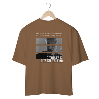 Nome do produto CAMISETA OVERSIZED JÃO O TRISTE É QUE 