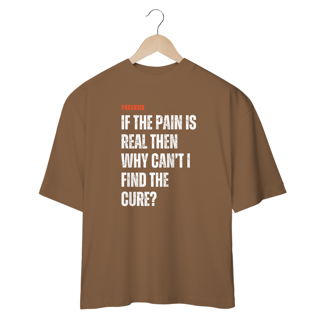 Nome do produto CAMISETA OVERSIZED JÃO FRASE PARANOID