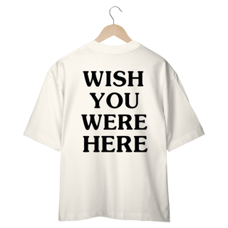 Nome do produto Camiseta Oversized - Travis Scott (impressão apenas nas costas)