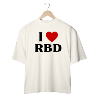 Nome do produto Camiseta Oversized - RBD I Love RBD 