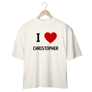 Nome do produto Camiseta Oversized - RBD I Love Christopher