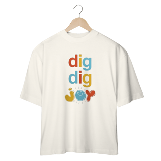 Nome do produto Camiseta Oversized - Sandy & Junior Dig Dig Joy