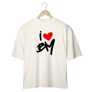 Nome do produto Camiseta Oversized - Bruno Mars I Love BM