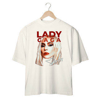 Nome do produto CAMISETA OVERSIZED LADY GAGA FACE