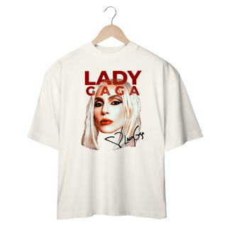 Nome do produto CAMISETA OVERSIZED LADY GAGA FACE