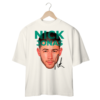 Nome do produto CAMISETA OVERSIZED NICK JONAS FACE