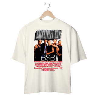 Nome do produto CAMISETA OVERSIZED BACKSTREET BOYS