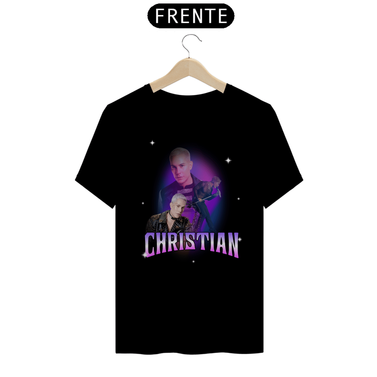 Nome do produto: Camiseta Unissex - RBD Christian Chavez